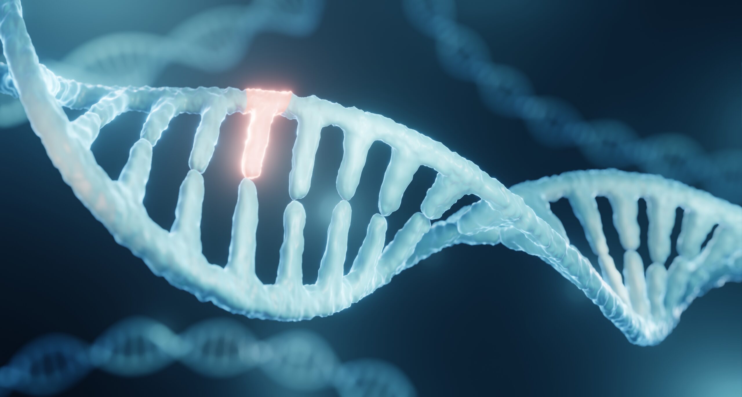 white dna image